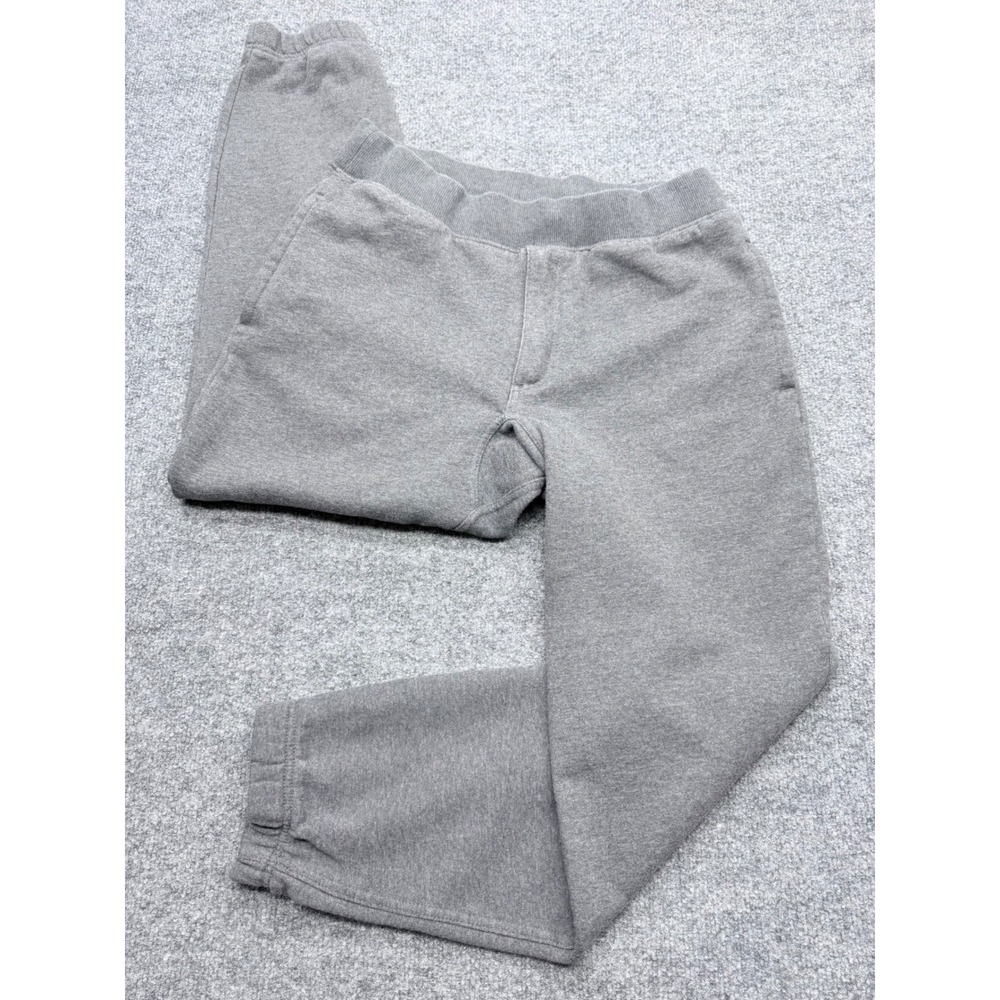 Duluth Trading Co Mens Medium Heather Gray Fleece Lined Jogger Sweatpants M x 30